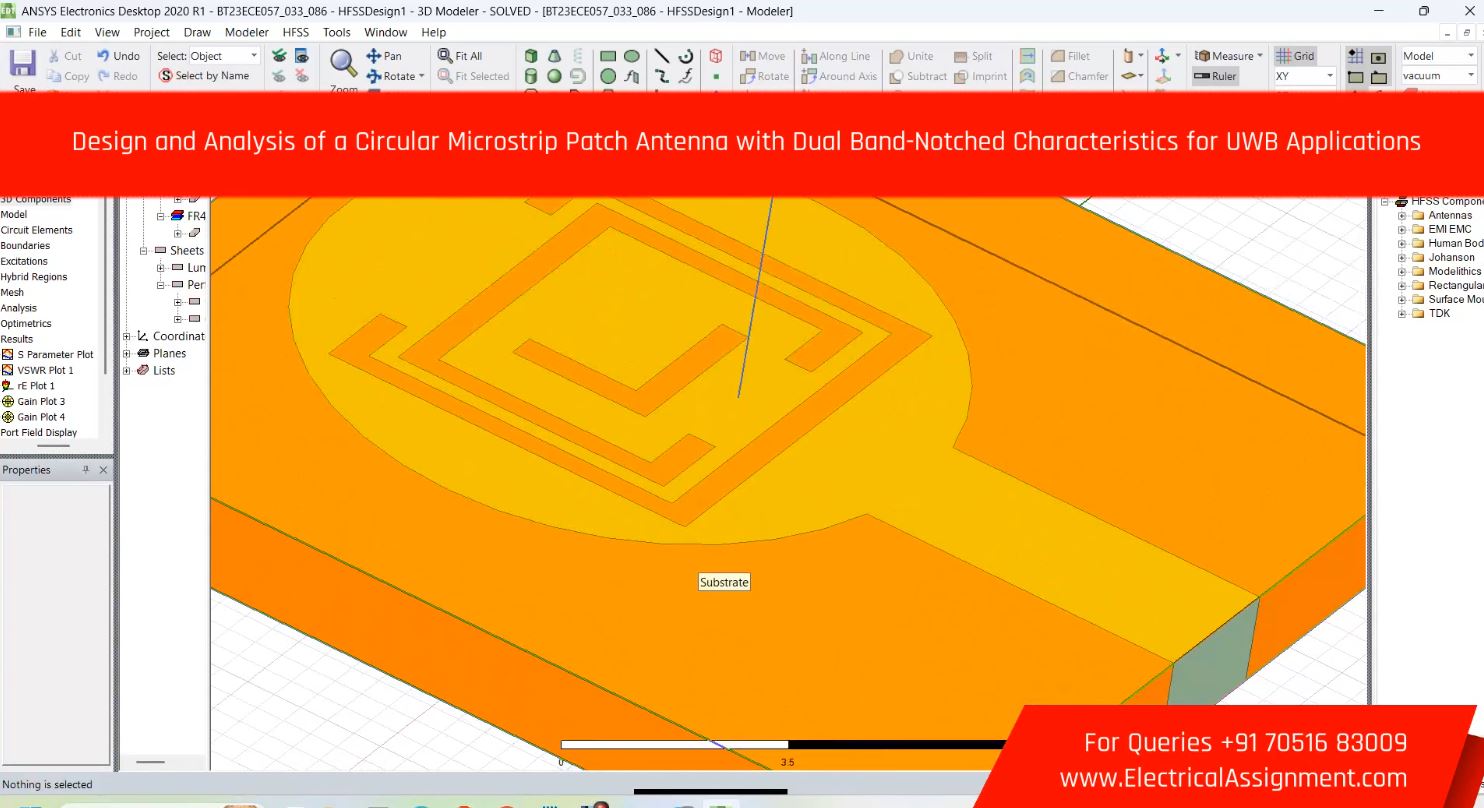 A New and Compact Wide-Band Microstrip Filter-Antenna Design for 2.4 GHz ISM Band and 4G applications screenshot 4